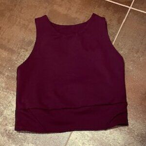 FITAID Cranberry Color High Neck Sports Bra – M - NWOT